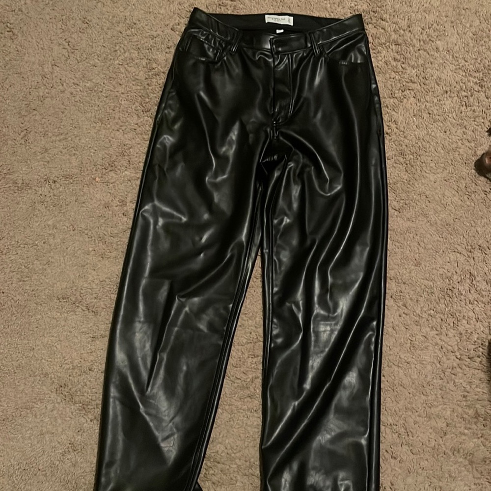Abercrombie leather pants